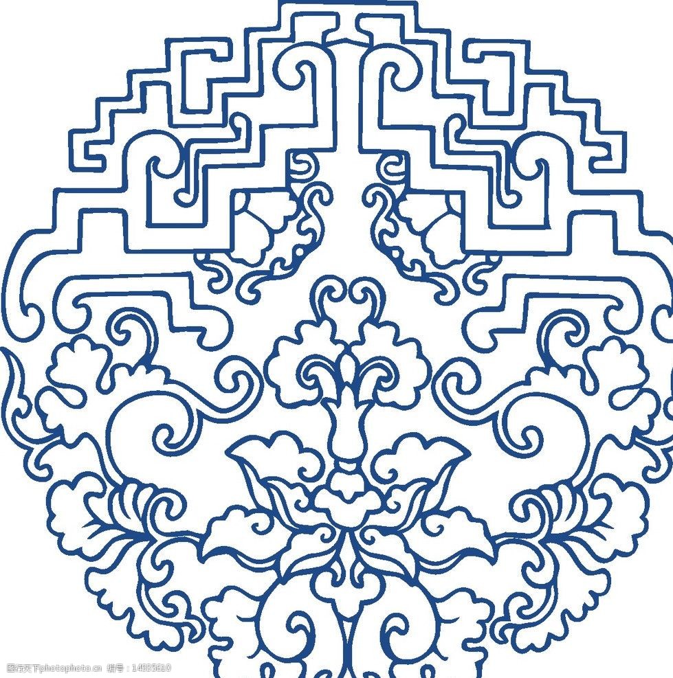 古典花纹图案图片