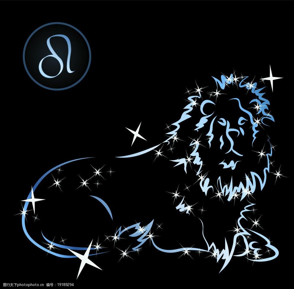 狮子座logo设计图片图片
