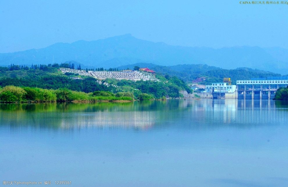 梅州山水梅江风光图片