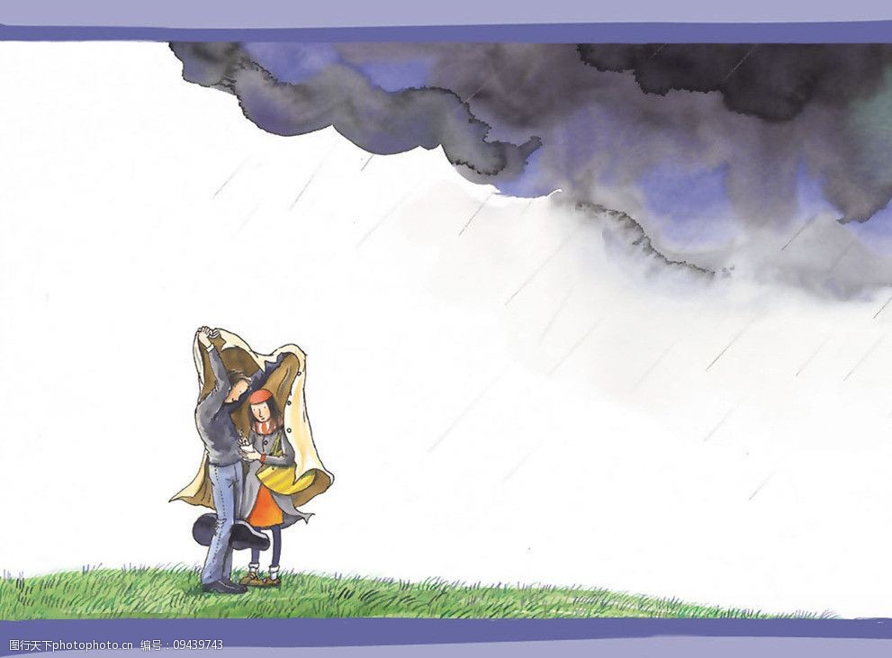 几米漫画(向左走向右走)图片