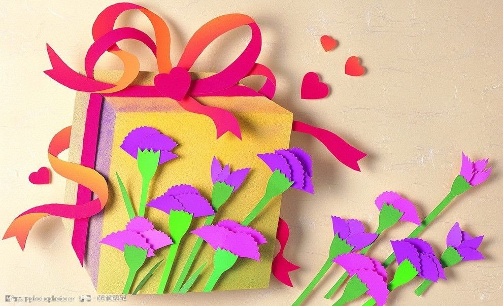 礼物纸贴画图片