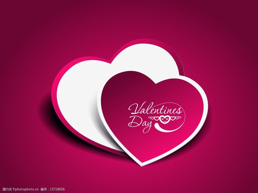 情人节爱心背景图片