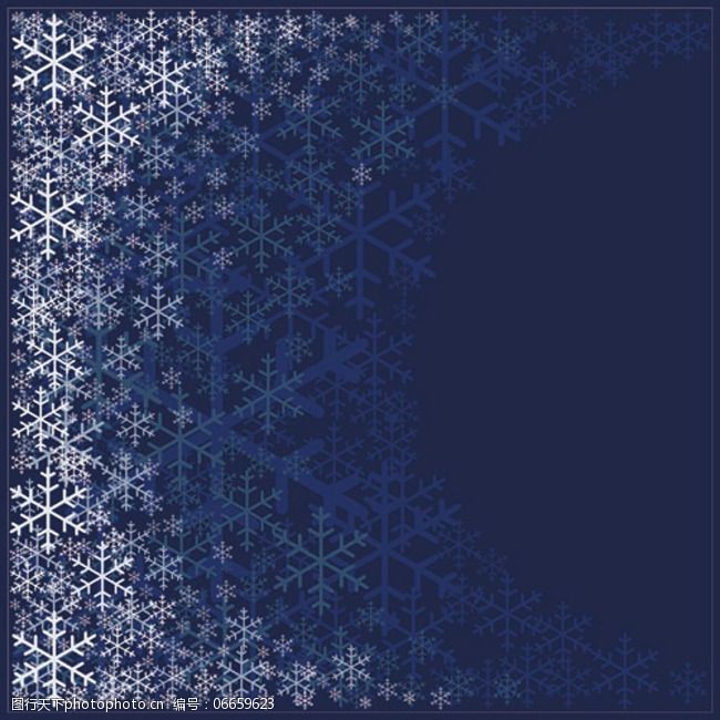 精美雪花图案背景矢量素材