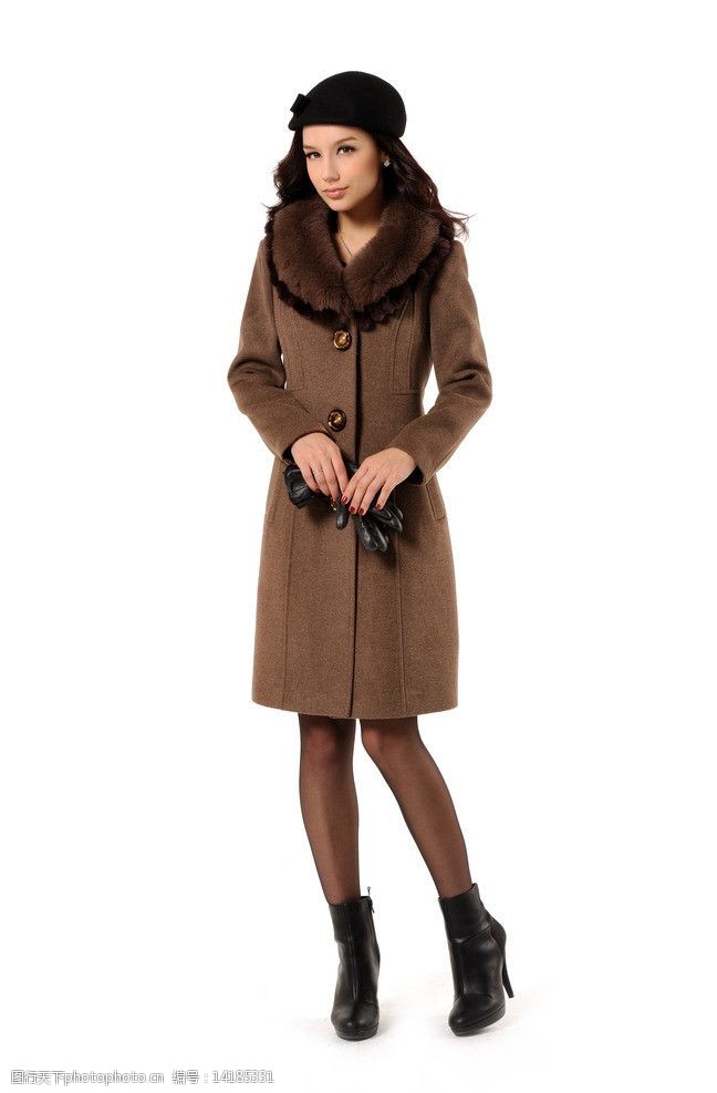 雅各卡洛2012年女皮草大衣图片
