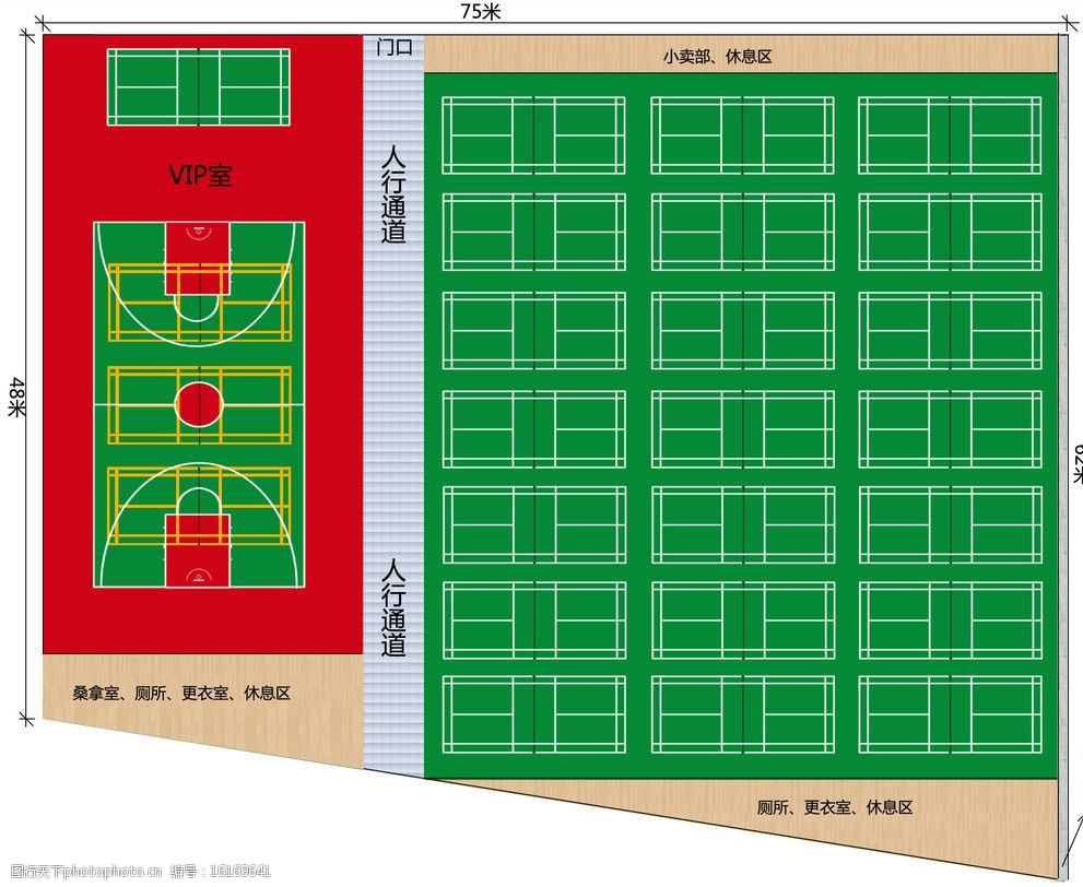 球場設計室內球場籃球場圖片