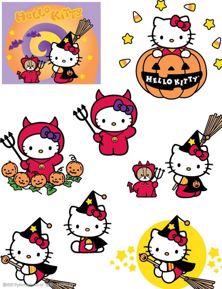 迪士尼素材hellokitty矢量图片