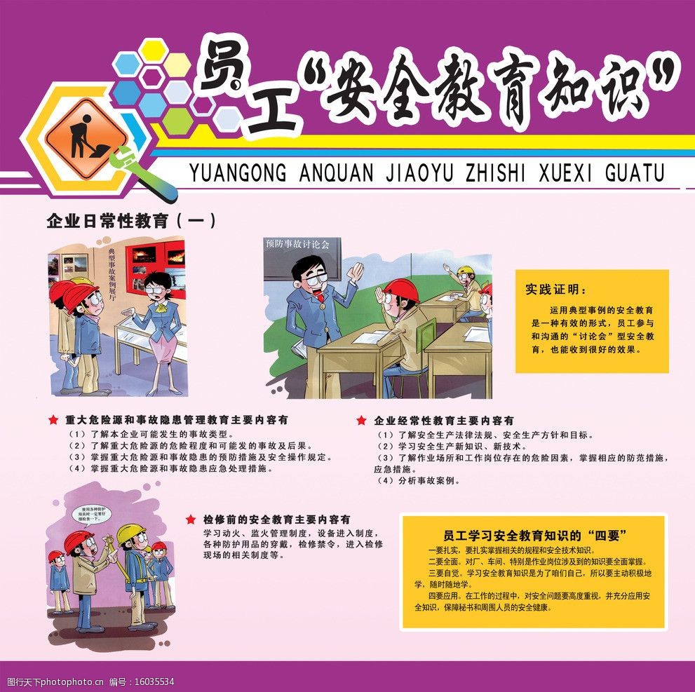 安全教育知识展板宣传图片