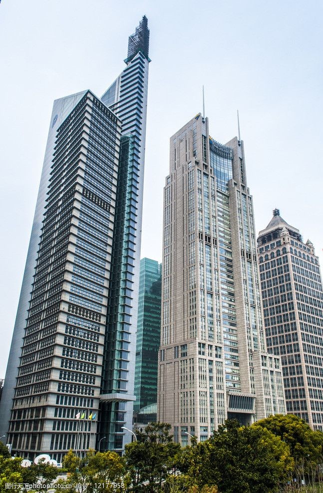 上海银行侧面图片