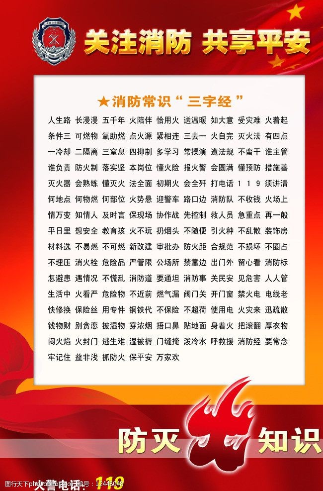 防火灭火知识图片