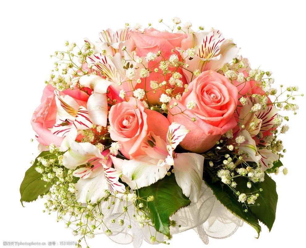 玫瑰手捧花图片