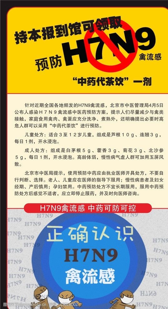 关键词:预防h7n9中药配方 h7n9预防 硬广 禽流感 中药预防 h7n9 广告