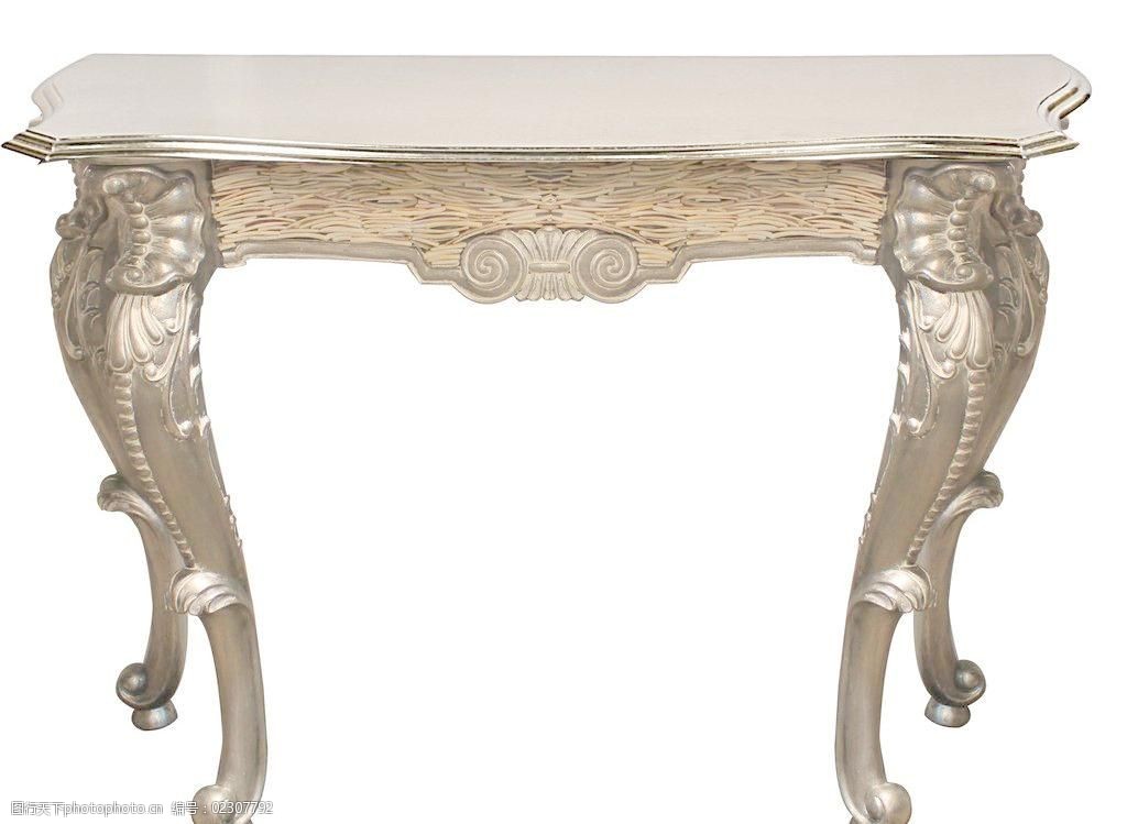 金色欧式高档桌子图片