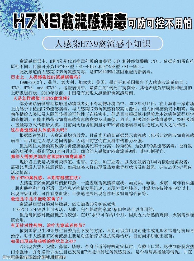 h7n9禽流感病毒图片