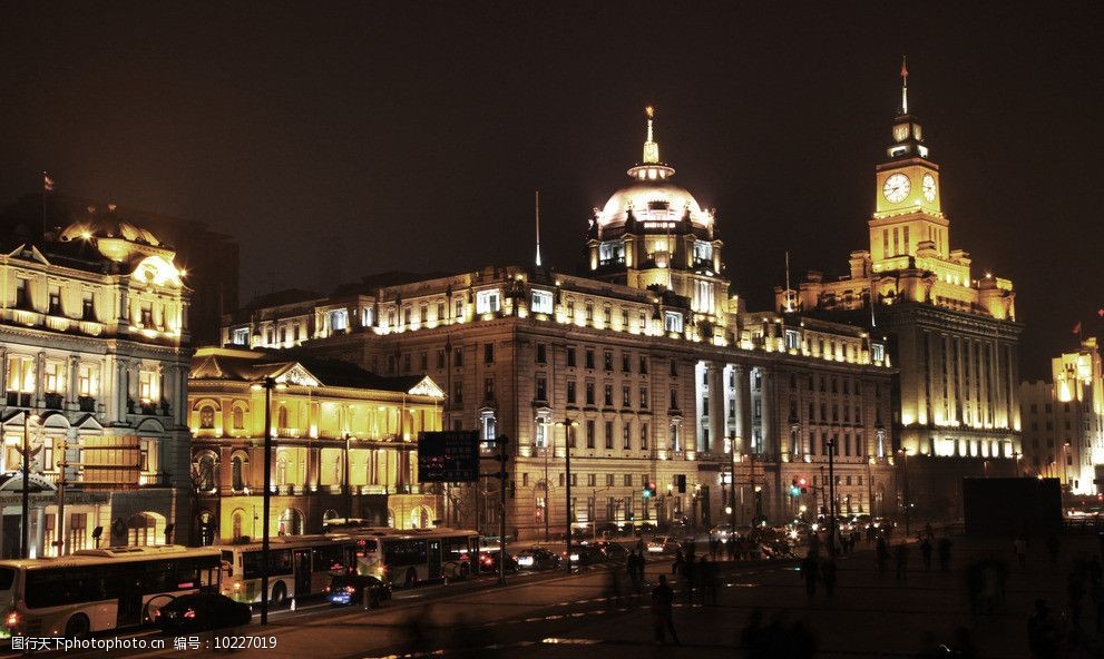 上海外灘夜景圖片