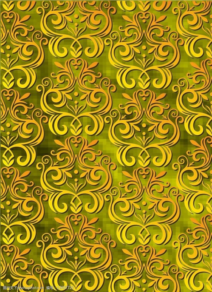 欧式底纹背景图案图片