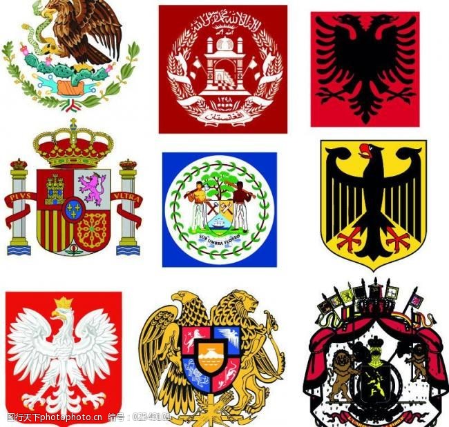 外国徽章logo国图片