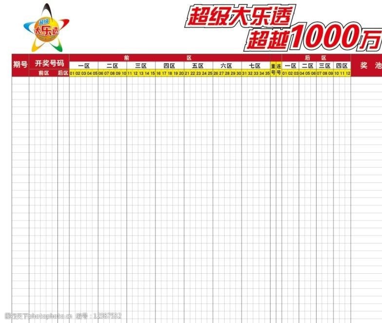 關鍵詞:超級大樂透 七位數 體彩 體彩七位數 體育彩票 傳統七位數