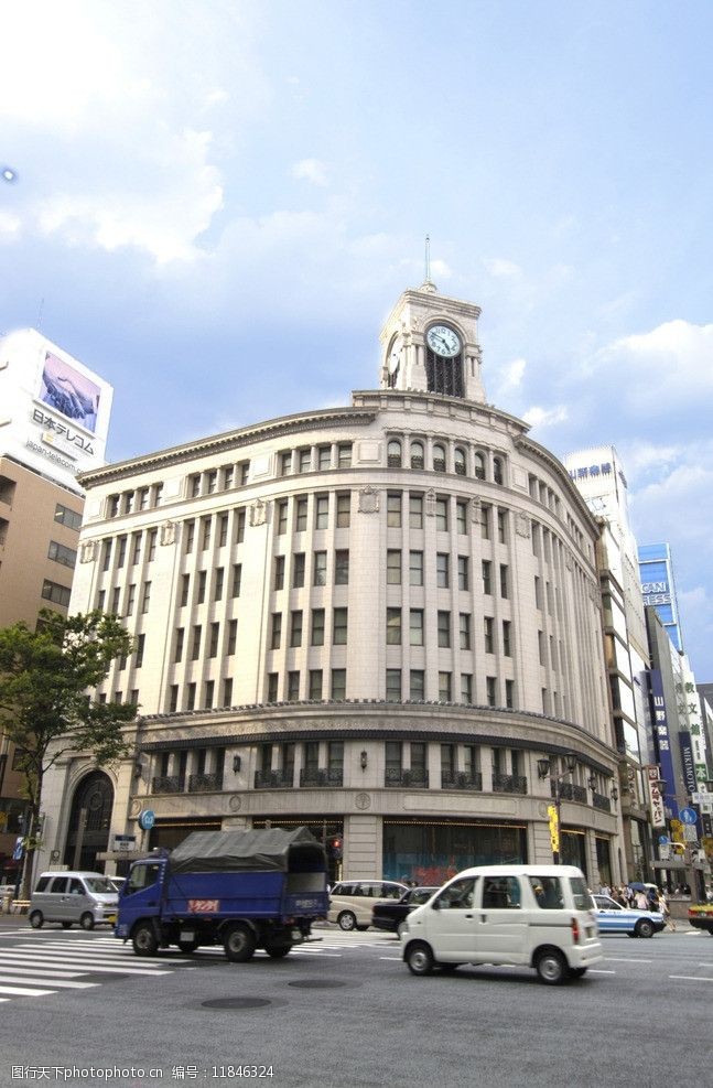 城市街道大楼图片