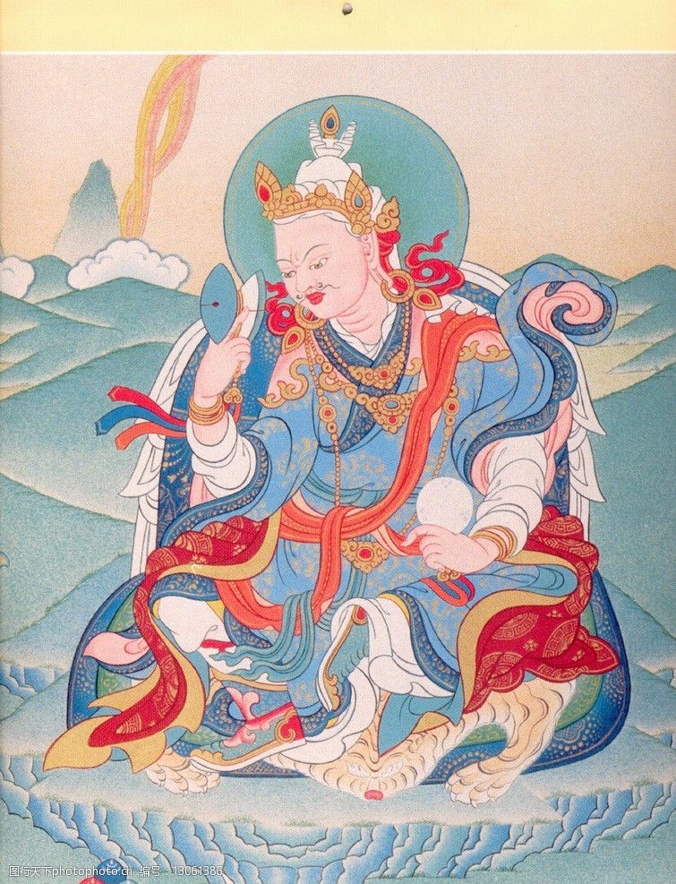 关键词:莲花王 莲师八变 佛教 藏传 唐卡 宗教 艺术 宗教信仰 文化