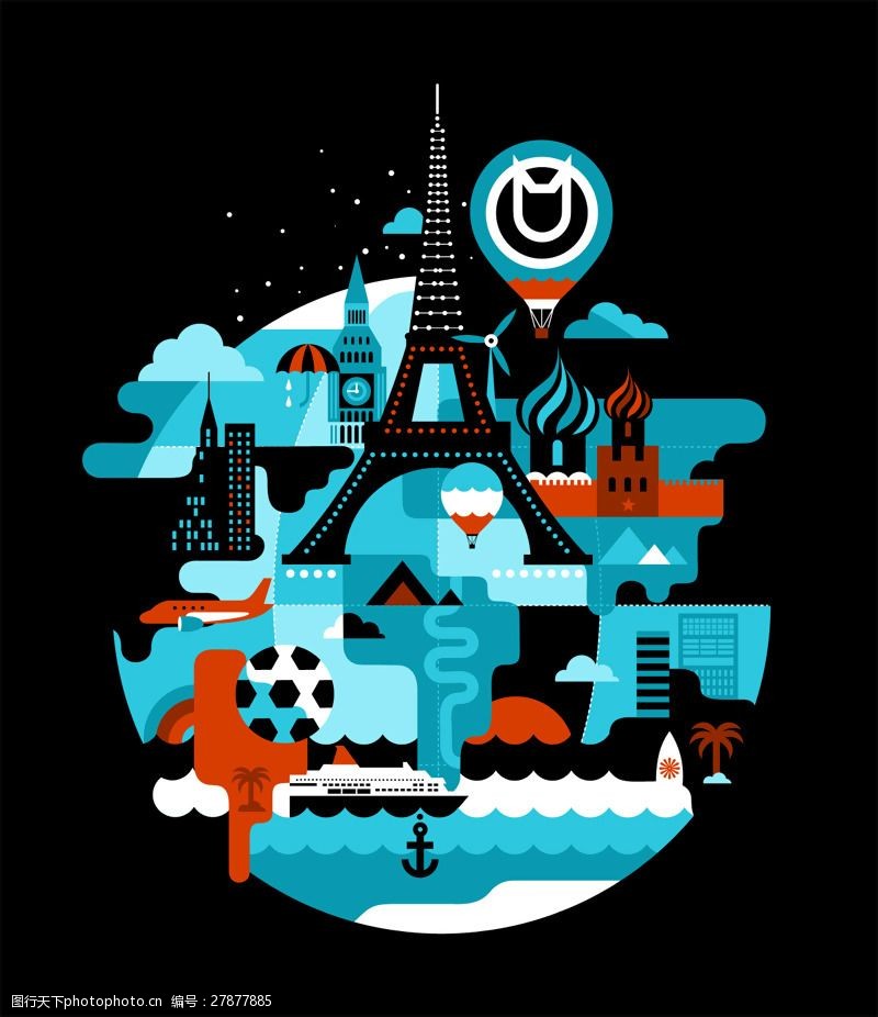 位图插画时尚插画插画师xenia免费素材