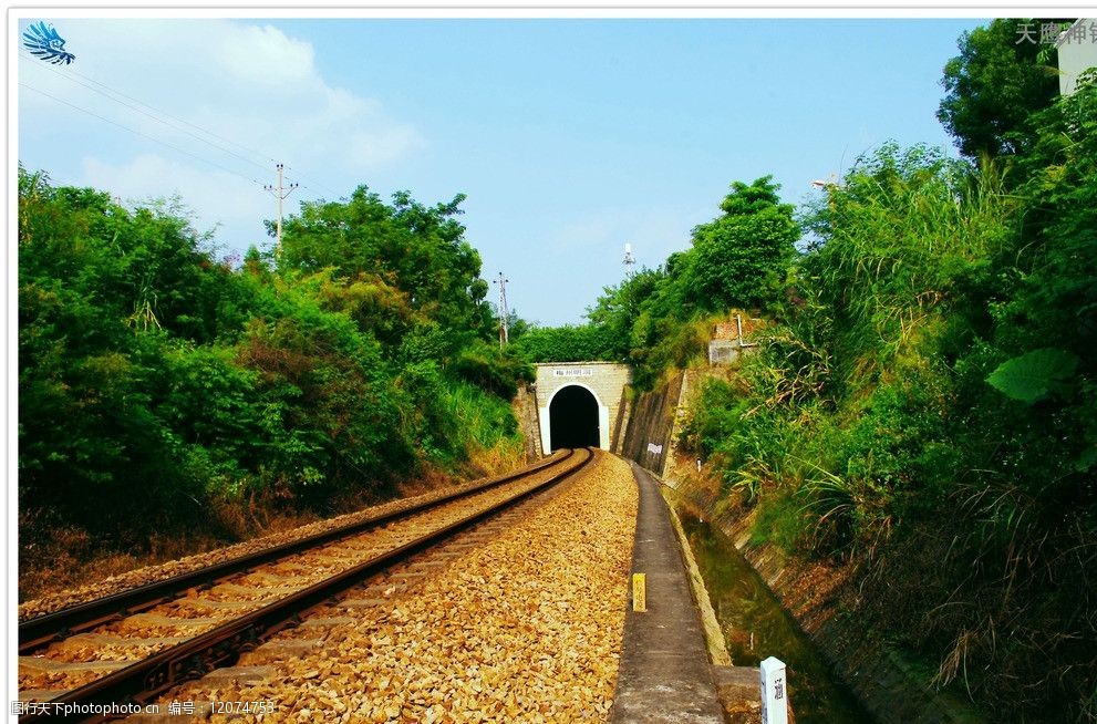 中国铁路铁道明洞图片