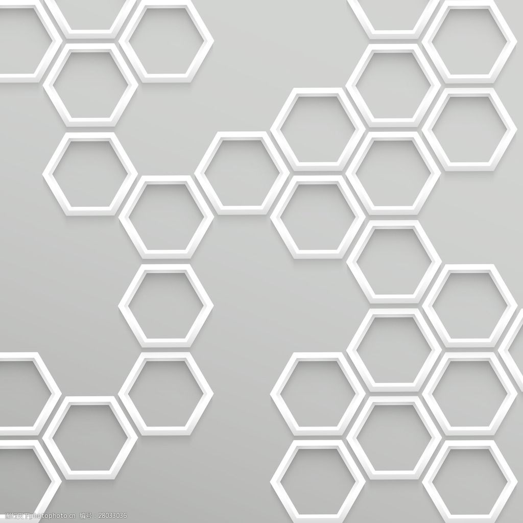 3d时尚的几何背景六边形