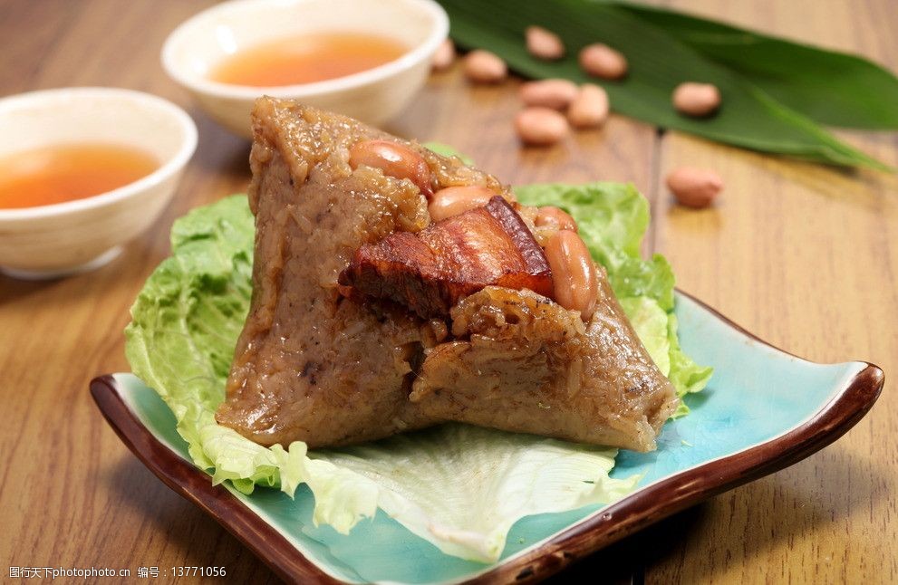端午节肉粽图片