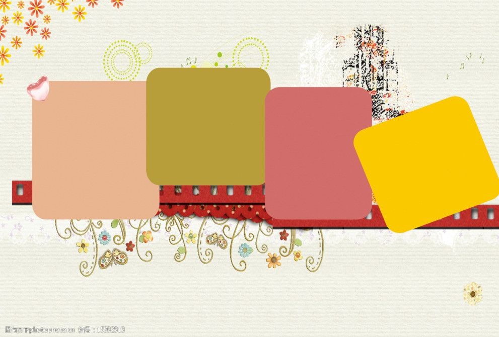 设计图库 影楼摄影 儿童摄影模板 关键词:唯美相册模板 相册模板素材