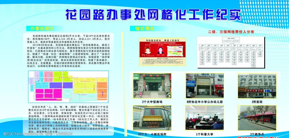 关键词:工作纪实 展板 街道办事处 工作报告 纪实 展板模板 广告设计