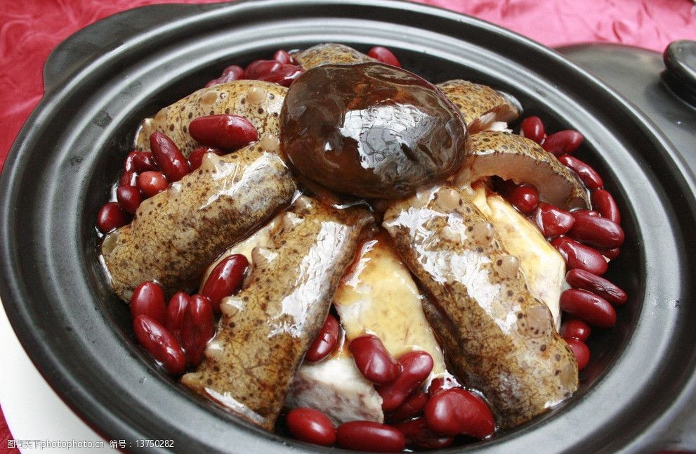 红腰豆香芋海参煲图片