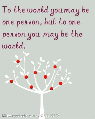 爱情英文卡片爱情树