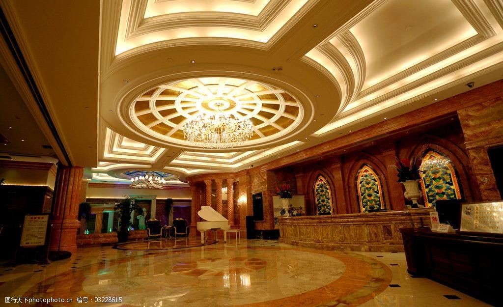 欧式奢华大厅图片