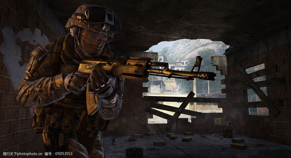 使命召唤现代战争大兵突击图片