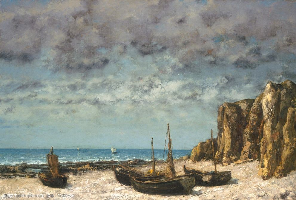 库尔贝油画作品图片