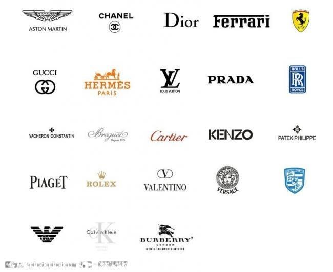 国际名品品牌大全商标图片