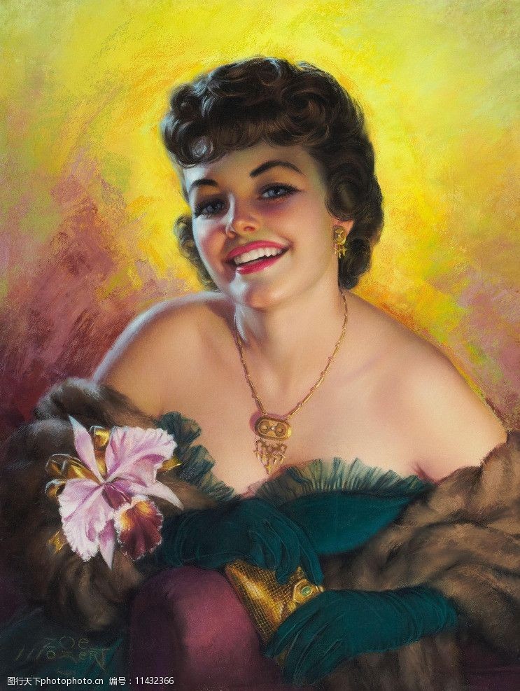 欧美复古招贴画图片