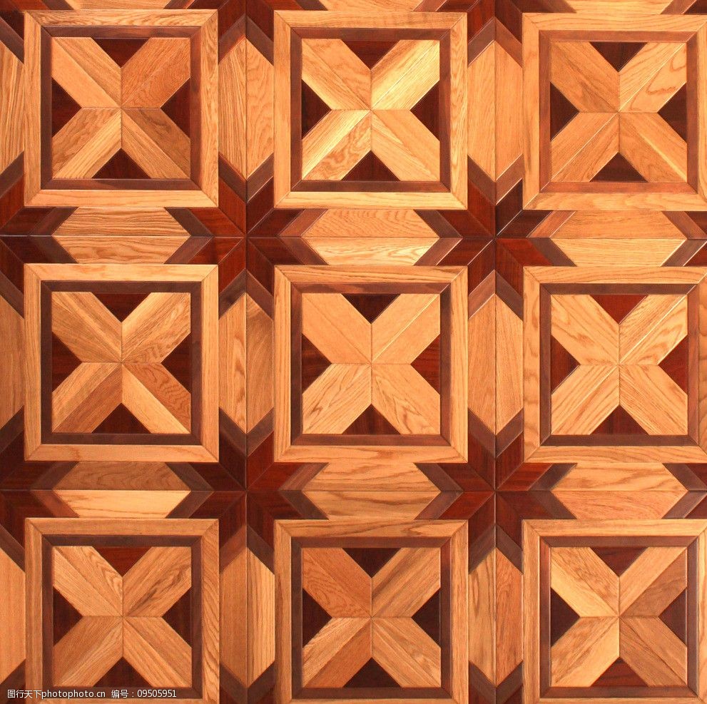 拼花实木地板图片