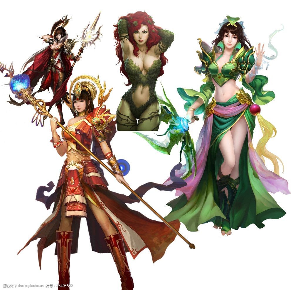 游戏人物素材图片