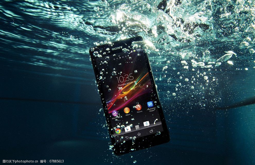 防水手机 手机 防水 蓝色 高科技 数码产品 现代科技 设计 300dpi jpg