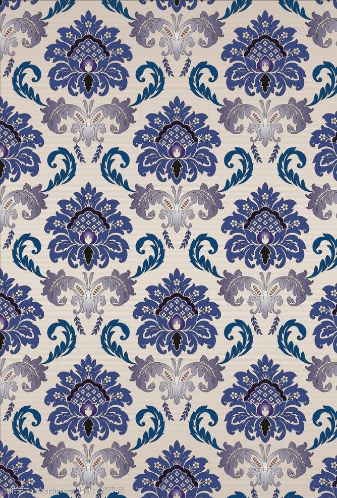 欧式花纹古典背景图片
