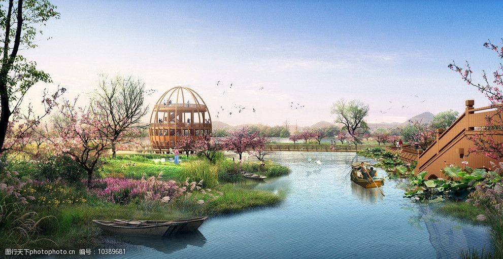 水景效果图图片