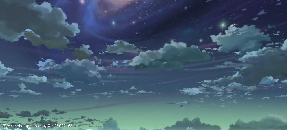 漫画风格云彩 云彩 背景 漫画风格 艺术 风格 风景漫画 动漫动画 设计