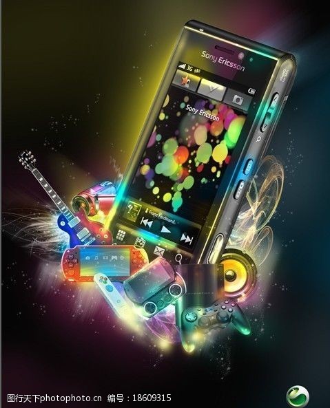 索尼爱立信手机广告图片