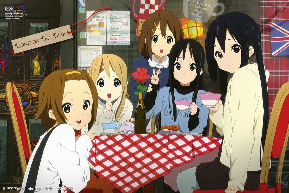 轻音部少女图片