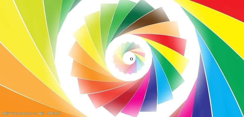 彩色旋转加载动画