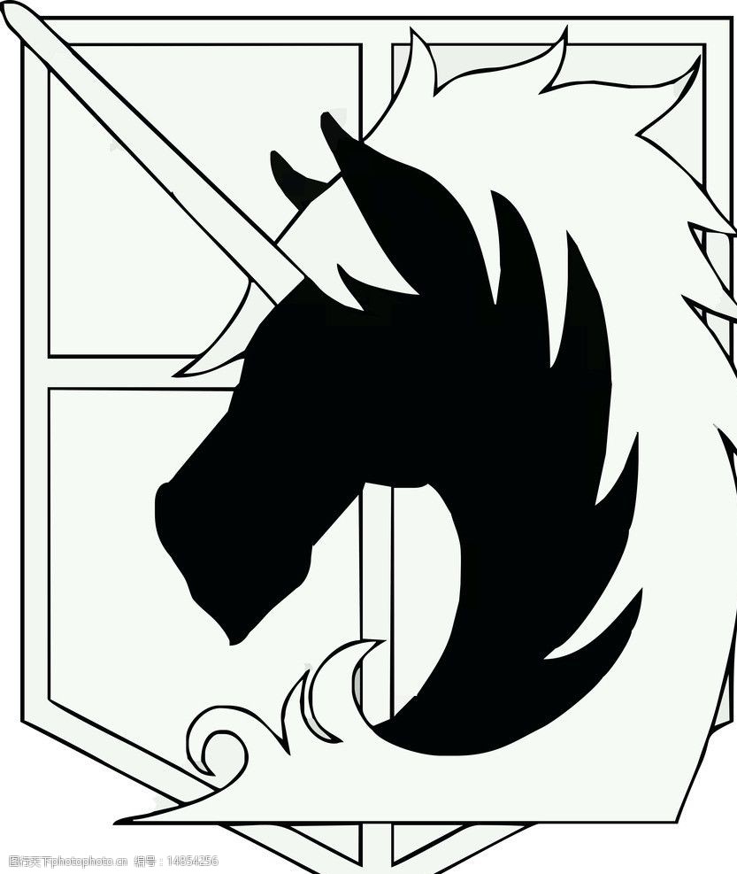 进击的巨人矢量设计图片